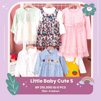 PAKET LITTLE BABY CUTE S ISI 6 PCS